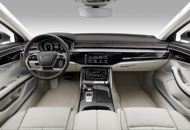 Audi A8 interior - number plates from Primo Registrations