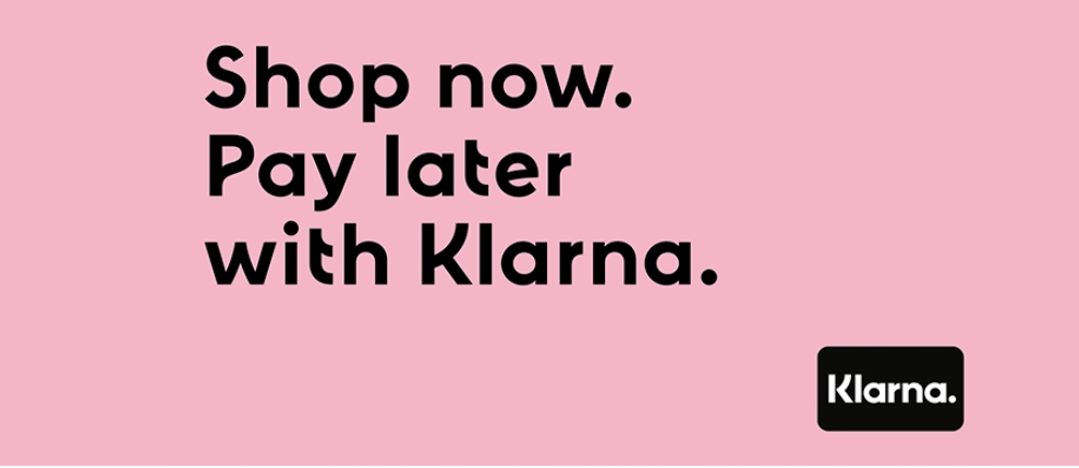 We now accept Klarna
